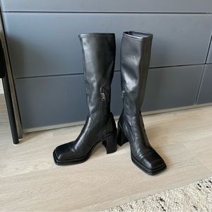 Genuine Leather Tall Boots